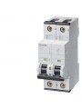 5SY5206-7 Siemens Disjoncteur modulaire tous courants 440V CC 400V CA 10kA, 2 ples, C, 6A