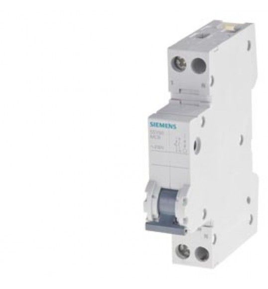 5SY6016-7 Circuit breaker 230 V 6kA, 1+N-pole/1 MW, C 16A