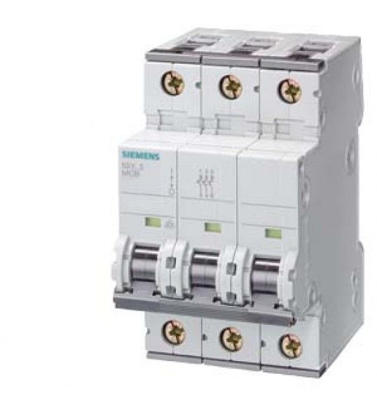 5SY6332-7 Siemens Interruttore magnetotermico 400V 6kA, a 3 poli, C, 32A, P=70mm