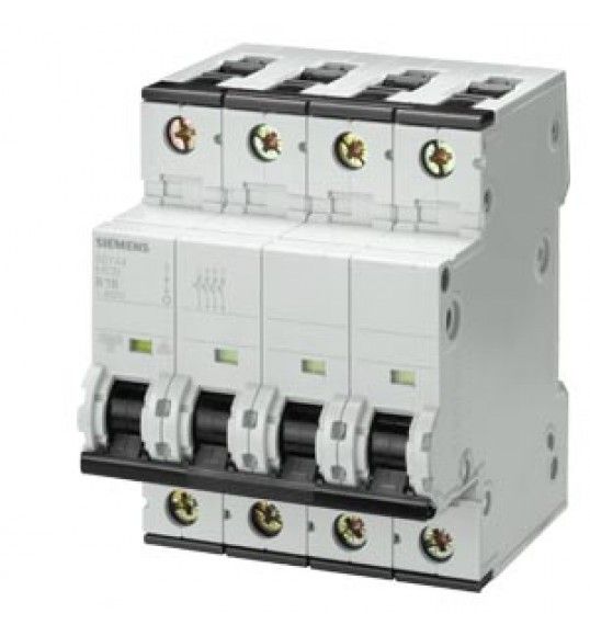 5SY6416-7 Siemens Disjoncteur modulaire 400V 6kA, 4 ples, C, 16A, P=70mm