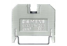 8WA1011-1DG11 Siemens Morsetto passante, materiale termoplastico, collegamento a vite su entrambi i.