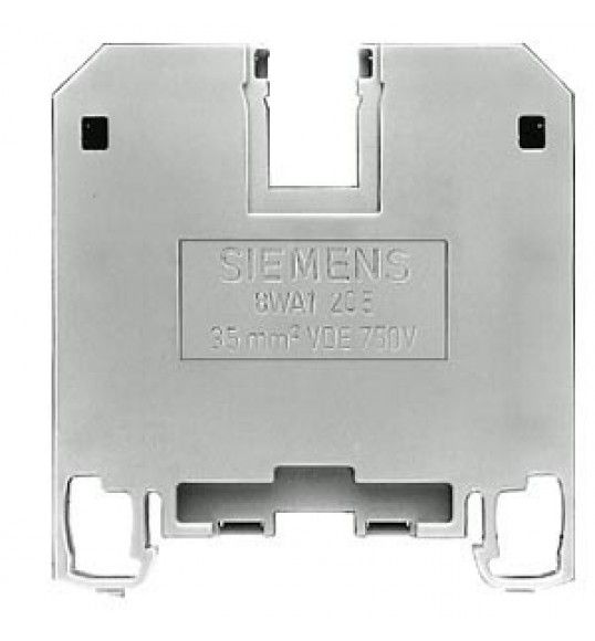 8WA1205 Siemens Morsetto passante, materiale termoplastico, collegamento a vite su entrambi i...