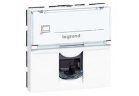 076576 Legrand Rj45 C6A Stp Mosaic 2 M