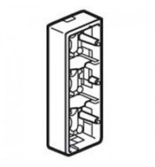 080283 MO-CAJA SUP 3X2M VER BL P40MM