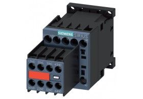 3RT2017-1AP04-3MA0 Siemens Contactor, AC-3e, 12 A/5,5 kW/400 V, 3 polos, 230 V AC, 50/60 Hz, 2 NA + 