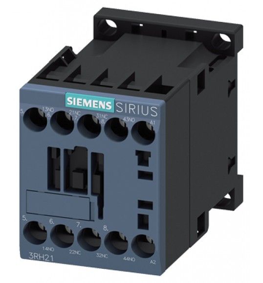 3RH2122-1AF00 Siemens Contattore ausiliario 2NO+2NC, AC110V, 50/60Hz, S00, morsetti a vite