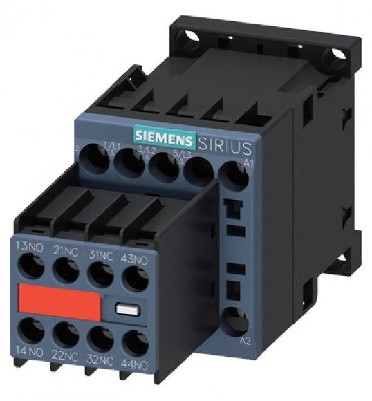 3RT2017-1AP04-3MA0 Siemens Contattore, AC-3e, 12A/5,5kW/400V, a 3 poli, AC230V, 50/60Hz, 2NO+2