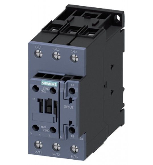 3RT2035-1AP00 Siemens Schtz, AC-3e, 40 A/18,5 kW/400V, 3-polig, AC 230V/50Hz, 1S+1, Schraubanschlu