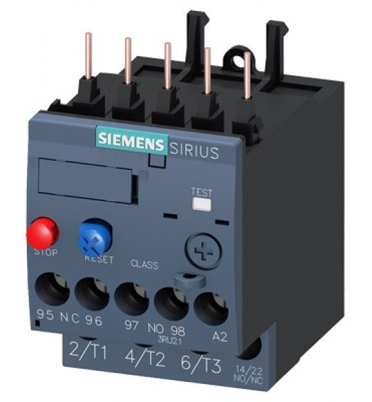 3RU2116-4AB0 Siemens Relais de surcharge 11-16A protection moteur S00, Class 10, montage sur conta..