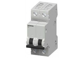 5SY5216-7 Siemens Disjoncteur modulaire tous courants 440V CC 400V CA 10kA, 2 ples, C, 16A