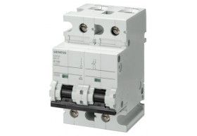 5SP4292-7 Siemens Disjoncteur modulaire 400V 10kA, 2 ples, C, 125A, P=70mm