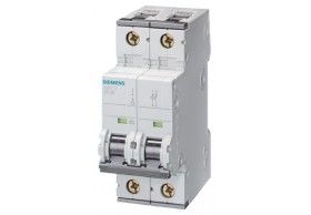 5SY5232-7 Siemens Disjoncteur modulaire tous courants 440V CC 400V CA 10kA, 2 ples, C, 32A