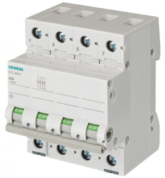 5TL1480-0 Siemens Interrupteur d'arrt 80A 4 ples