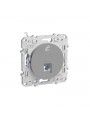 S530497 Odace 6 contact RJ12 socket aluminium