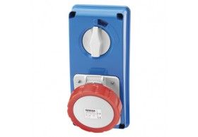 GW66319N Vertical Fixed Interblocked Socket Outlet-Without B