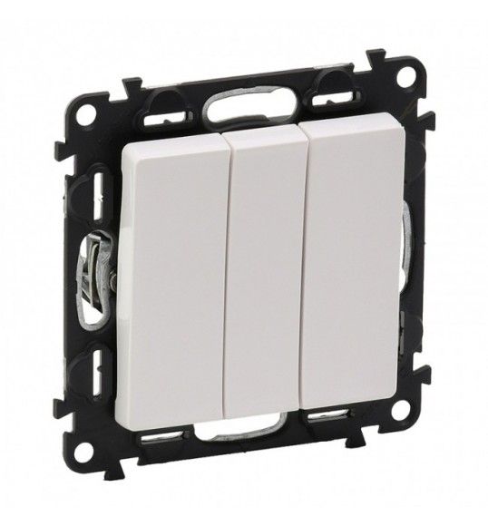 752103 Valena Life Interruptor triplo 10AX BR
