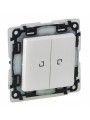 752159 Valena Life Illuminated 2-gang two-way switch