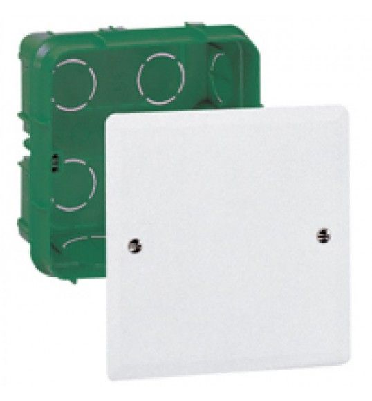 089271 Junction box Batibox - with cover and screws - 85x85x