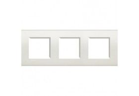 LNA4802M3BI Bticino Abdeckrahmen LIVINGLIGHT: 3-fach, 2 + 2 + 2 Module, Farbe: Wei?