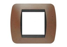 L4802BK living int - placca 2 posti