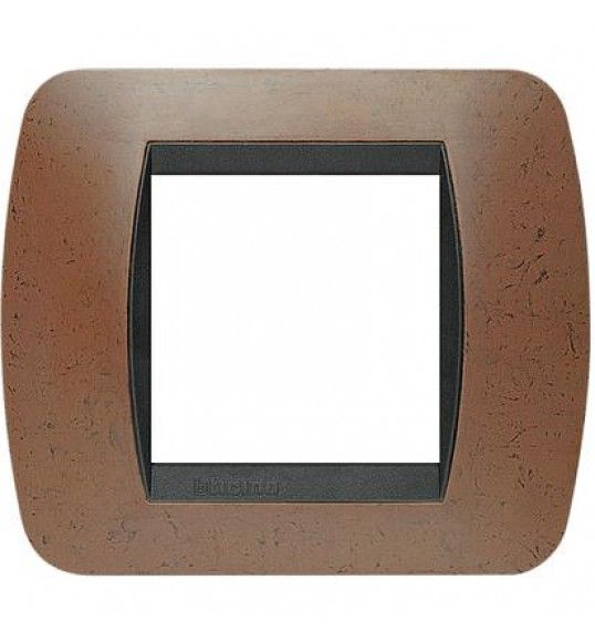 L4802BK living int - placca 2 posti