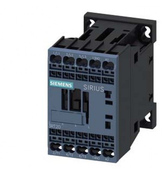 3RT2016-2AB01 Siemens Contacteur, AC-3e, 9 A/4 kW/400V, 3 ples, 24V CA, 50/60Hz, 1NO, bornes  res.