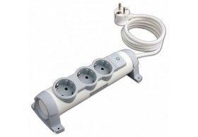 694622 Bloco multitomadas 3x2P+T rotativo c/int 1.3m