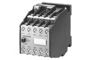 3TH4364-4MF0 Siemens Contactor auxiliar 64E, 6 NA + 4 NC, terminales planos, mando AC 110 V AC, 13..