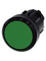 3SU1000-0AA40-0AA0 Siemens Pulsante, 22mm, rotondo, in plastica, colore verde, bottone