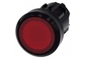 3SU1001-0AB20-0AA0 Siemens Pulsador, iluminado, 22 mm, redondo, plstico, rojo, botn