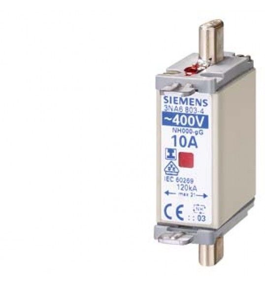 3NA6812-4 Siemens Cartouche fusible NH, NH000, In : 32 A, gG, Un CA : 400 V, indicateur combin?