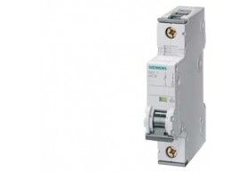 5SY5102-7 Siemens Disjoncteur modulaire tous courants 220V CC 230/400V CA 10kA, 1 ple, C, 2A