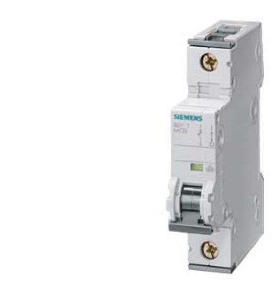 5SY5102-7 Siemens Disjoncteur modulaire tous courants 220V CC 230/400V CA 10kA, 1 ple, C, 2A