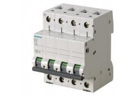 5SL6463-7 Siemens Disjoncteur modulaire 400V 6kA, 4 ples, C, 63A