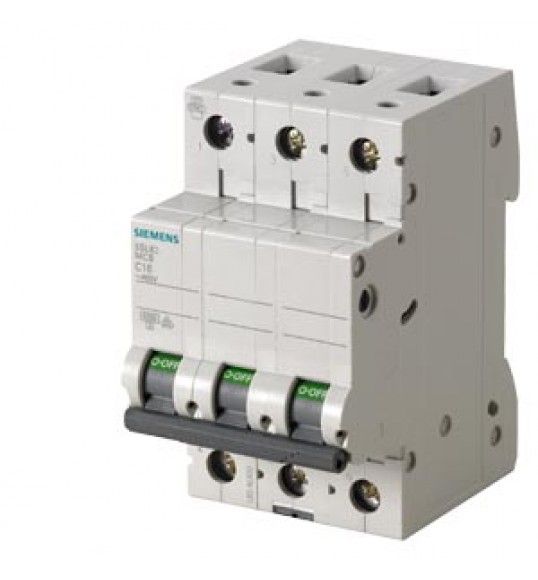 5SL6316-7 Siemens Automtico magnetotrmico 400V 6kA, de 3 polos, C, 16A