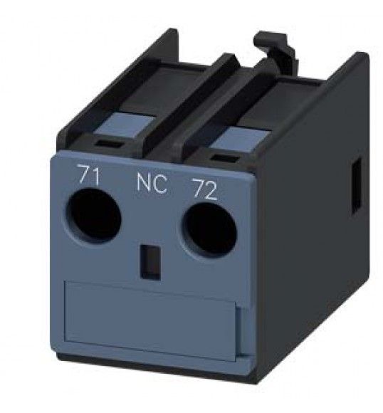 3RH2911-1AA01 Siemens Bloque de contactos auxiliares, 1 NC, circuito: 1 NC, conexin desde arriba