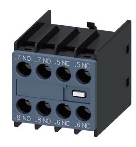 3RH2911-1FC22 Siemens Contact auxiliaire 22U, 2NO+2NF circuits: 1NO, 1NO, 1NF, 1NF