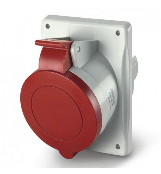 413.1667 Flush mounting socket 3P+N+E IP44 16A 346-415V