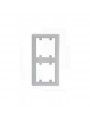 WL5120 lumina 2 Cover plate x2 vertical, white