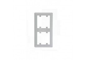 WL5120 lumina 2 Cover plate x2 vertical, white