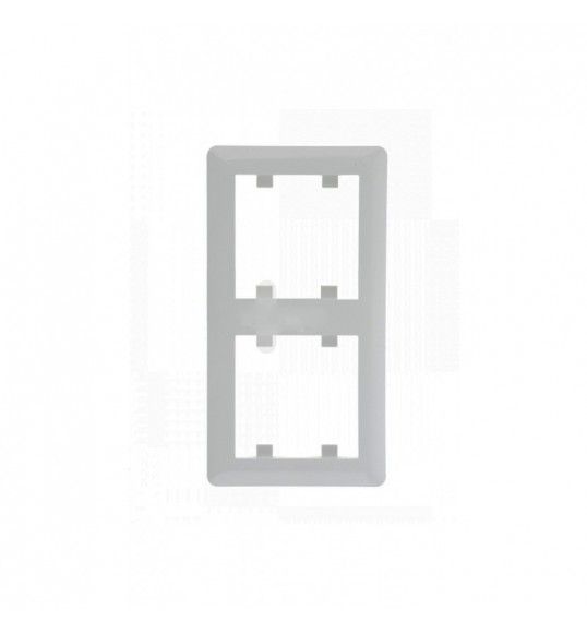 WL5120 lumina 2 Cover plate x2 vertical, white