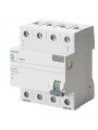 5SV4444-0 Siemens Interruptor diferencial, de 4 polos, tipo AC, In: 40 A, 100 mA, Un AC: 400 V