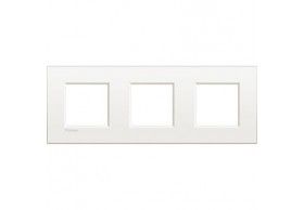 LNE4802M3BN Bticino Abdeckrahmen Light Air Europe: 3-fach, 2 + 2 + 2 Module, Farbe: Pure White