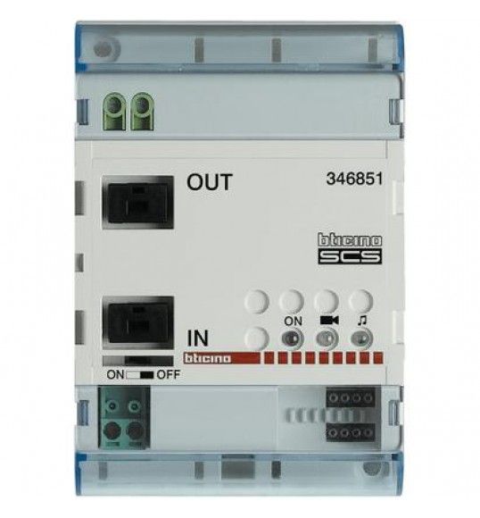 346851 System expansion interface with modular 4 DIN housing