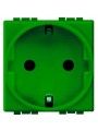 L4141V Socket 2P+E Schuko green