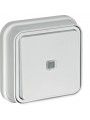 WNE023B Hager cubyko Poussoir 1F à voyant témoin encastré blanc IP55 WNE023B Hager cubyko Poussoir 1F à voyant témoin encastré blanc IP55