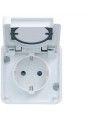 WNA161B cubyko - Socket Schuko with screws, white