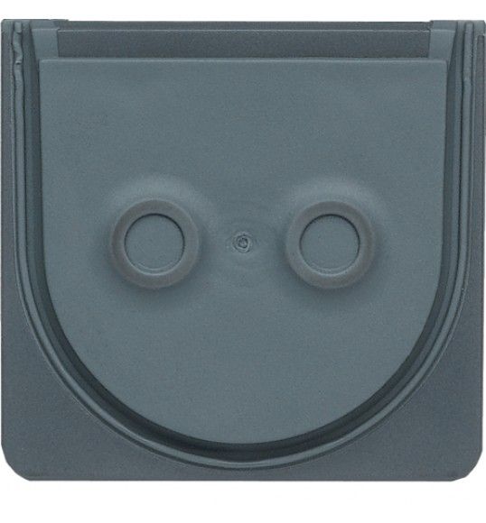 WNA690 cubyko - Inlet for 2 cables, grey