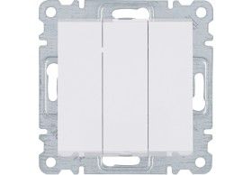 WL0070 lumina 2 Triple switch, white