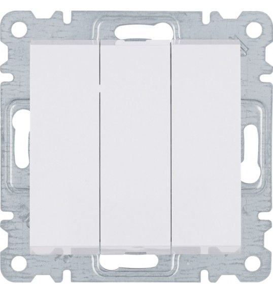 WL0070 lumina 2 Triple switch, white